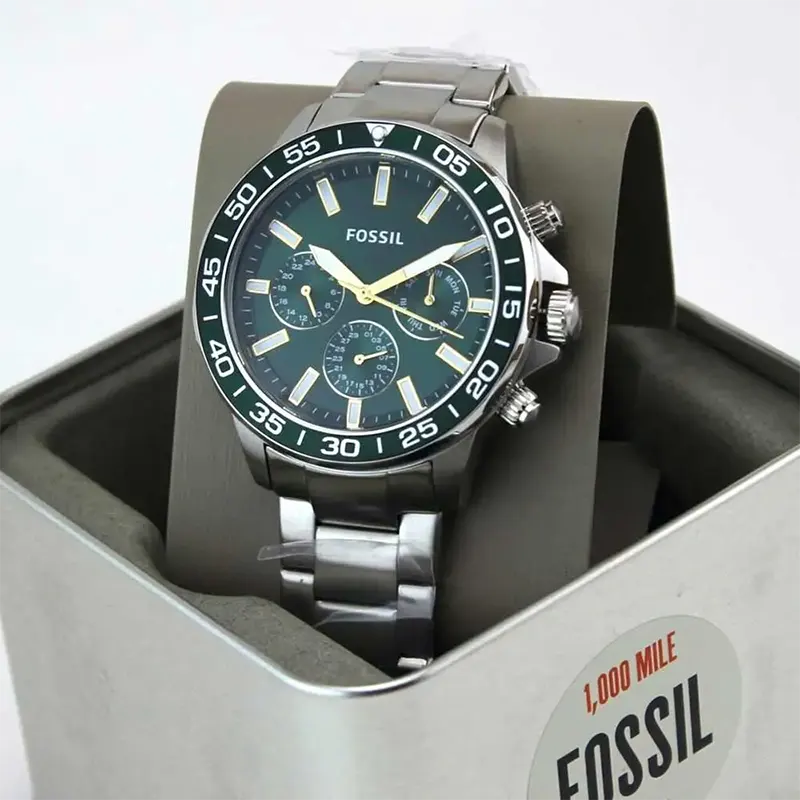 Fossil Bannon Multifunction Green Dial Men's Watch | BQ2492